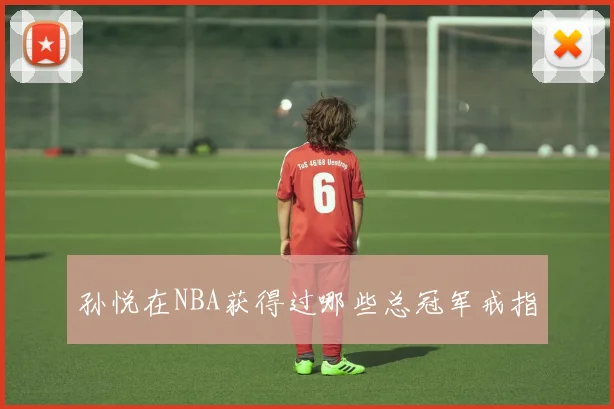 孙悦在NBA获得过哪些总冠军戒指