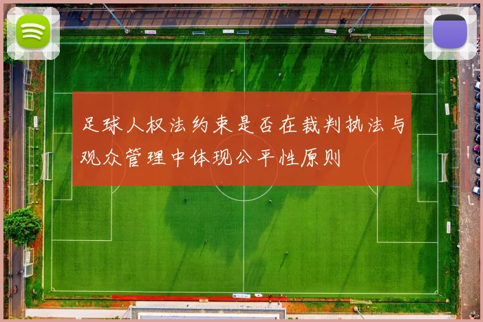 足球人权法约束是否在裁判执法与观众管理中体现公平性原则